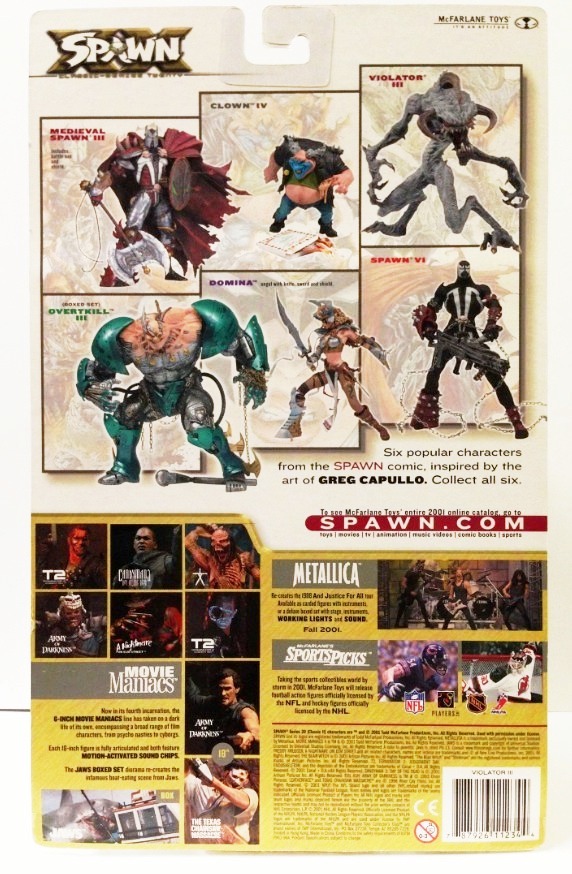 2001 Spawn - Violator III (Human Skull Variant) (5A)