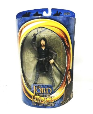 Aragorn with Sword-Slashing Action (Oval Blue Card)-1aa Aragorn with Sword-Slashing Action (Oval Blue Card)-1aa
