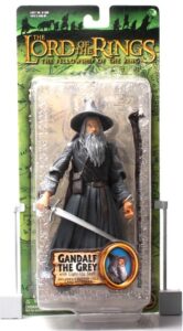 Gandalf the Grey (with light-up staff) Green Trilogy Card - Copy