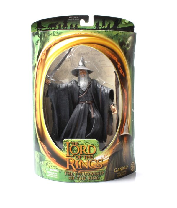 Gandalf with Light-Up Staff (Green Oval Card)-0 Gandalf with Light-Up Staff (Green Oval Card)-0