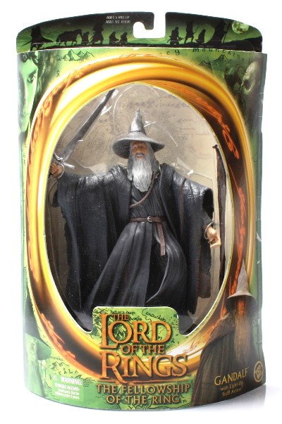 Gandalf with Light-Up Staff (Green Oval Card)
