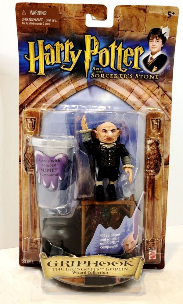 Griphook (Wizard Collection)-01 Griphook “The Gringotts Goblin”! (Harry Potter And The Sorerer’s Stone “Wizard Collection” Series-2) “Rare-Vintage” (2001)