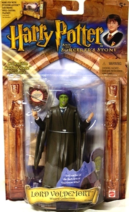 Lord Voldemort “Green-Face Brown-Casting Stone Variant”! (Harry Potter And The Sorerer’s Stone “Wizard Collection” Series-1) “Rare-Vintage” (2001)