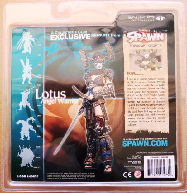 2002 Spawn Lotus Angel Warrior (Exclusive) The Samurai Wars S-19-D 2002 Spawn Lotus Angel Warrior (Exclusive) The Samurai Wars S-19-D