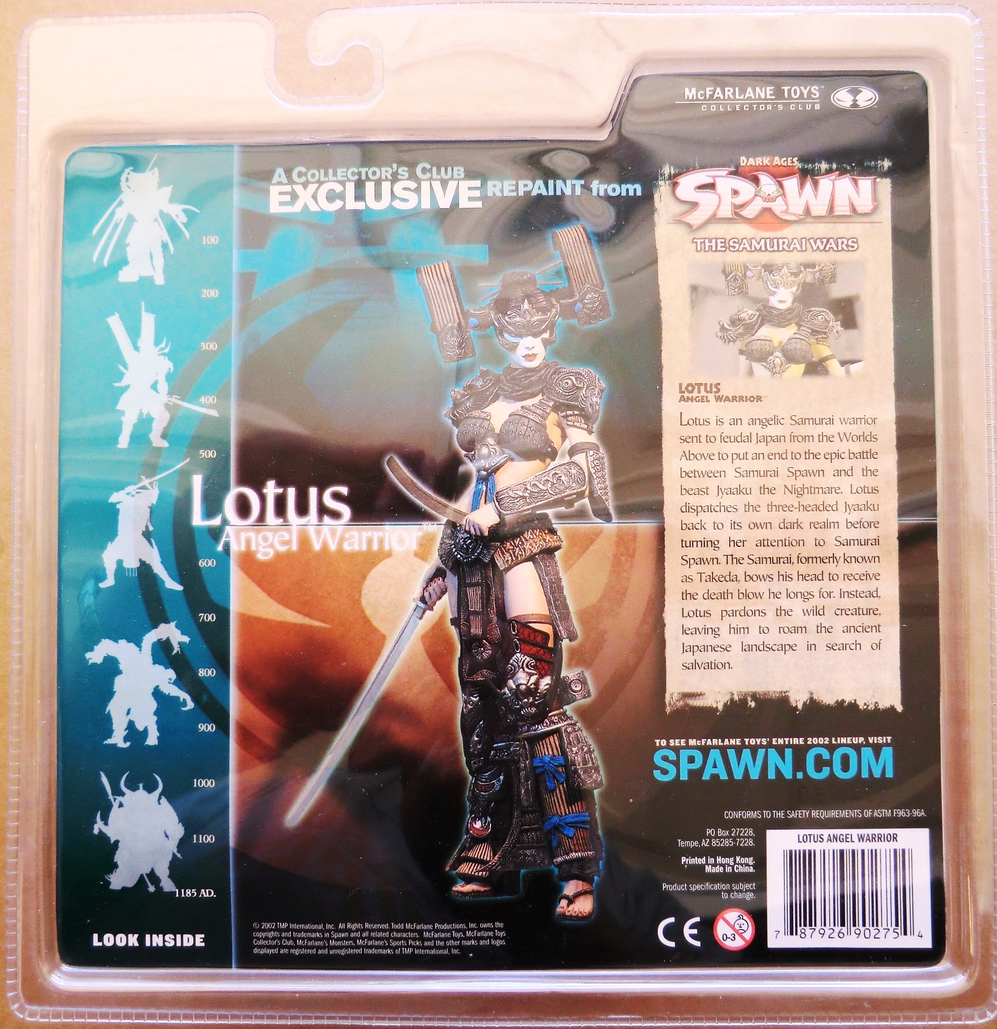 2002 Spawn Lotus Angel Warrior (Exclusive) The Samurai Wars S-19-D