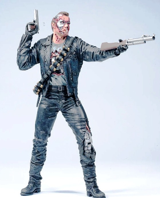2001 Movie Maniacs T-800 Terminator (T2 Judgment Day) (D)