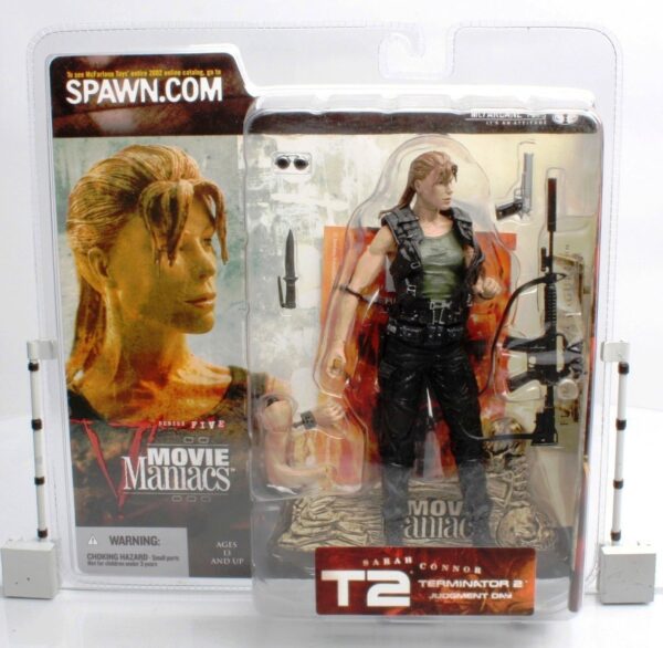 2002 Movie Maniacs-T2 Sarah Connor (Pony-Tail Hair Style) (A)