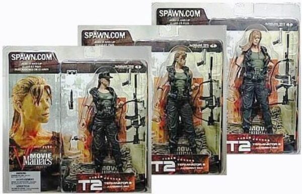 2002 Movie Maniacs-T2 Sarah Connor Variant-Straight Long-Hair (8)