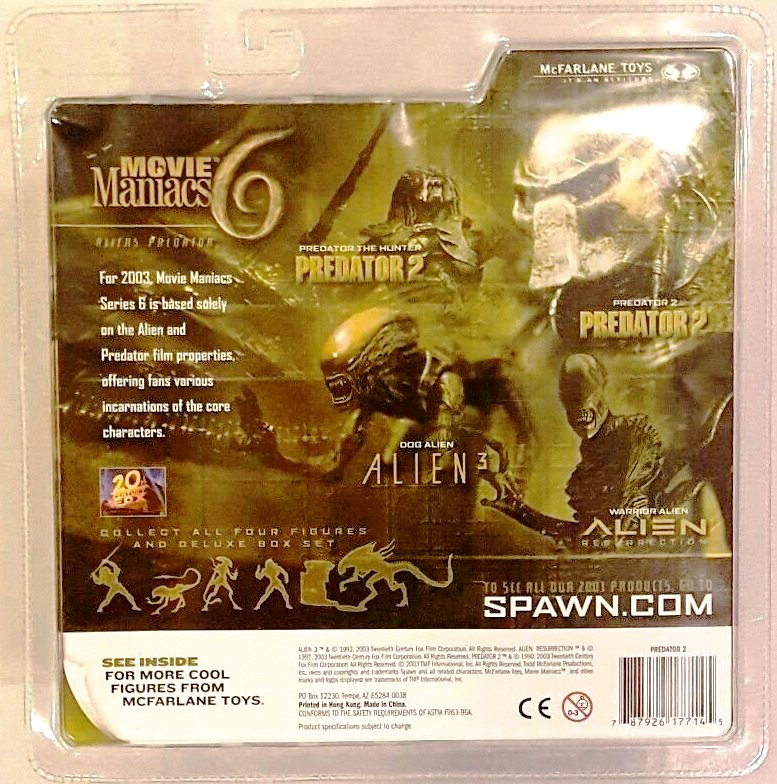 2003 Movie Maniacs-Predator 2 (Variant) (5)