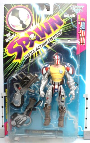 1996 Spawn Superpatriot Original Silver-Yellow Version (0)