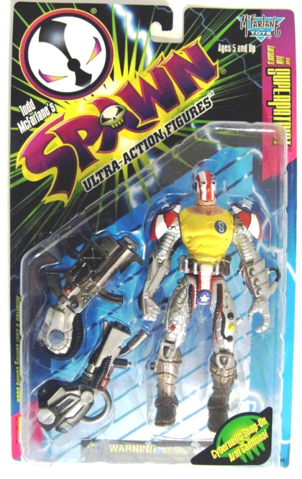 1996 Spawn Superpatriot Original Silver-Yellow Version (1)