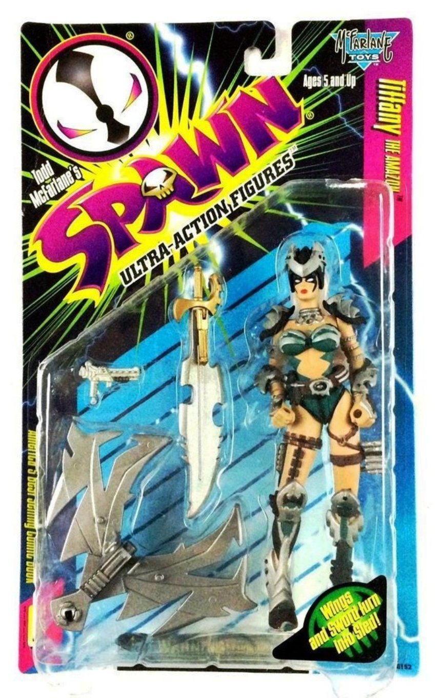 1996 Spawn Tiffany The Amazon Green-Silver Version (2)