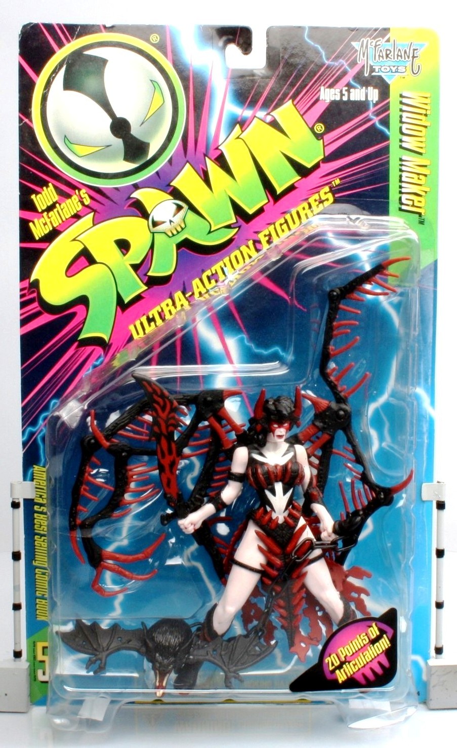 1996 Spawn Widow Maker-Flesh Red-Black Variant (1)