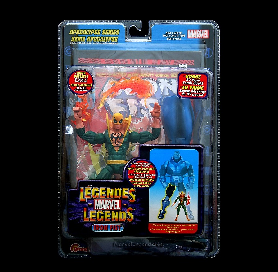 Iron Fist “Green-Suit Regular” (Marvel Legends “Apocalypse” Series) “Rare-Vintage” (2005)