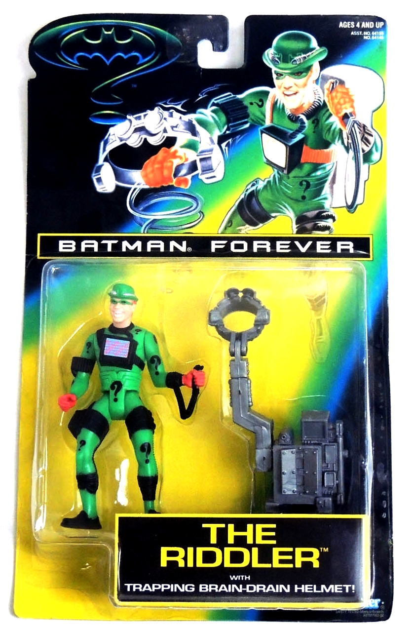Batman Forever Riddler w/Helmet Kenner 