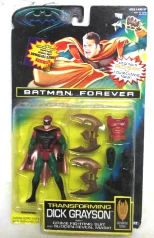 Batman Forever Transforming Dick Grayson Gold Cape-1a