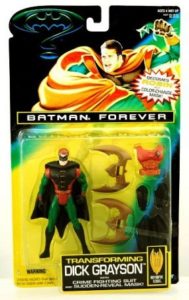 Batman Forever Transforming Dick Grayson (Masked) Black Cape - Copy