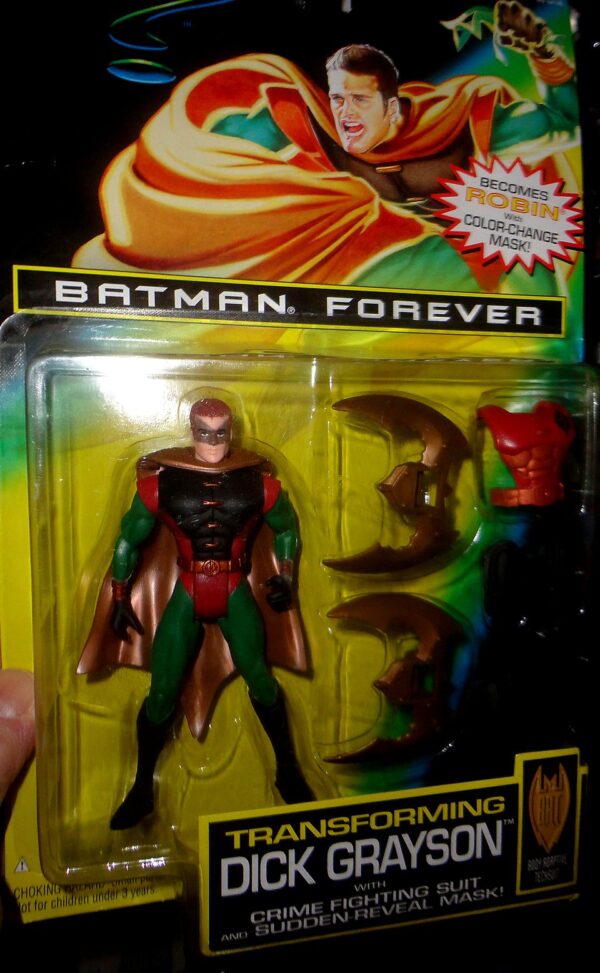 Batman Forever Transforming Dick Grayson (Transforming) Gold Cape (Variant)-2