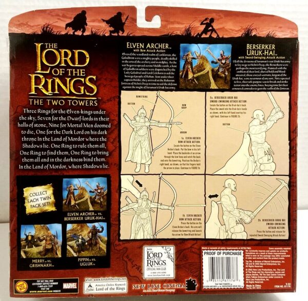 Elven Archer vs. Berserker Uruk-hai-01b Elven Archer vs. Berserker Uruk-hai-01b