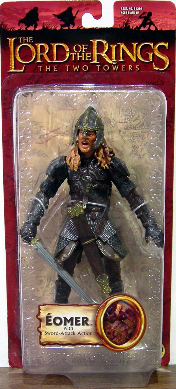 Eomer with Sword Attack Action-a Eomer with Sword Attack Action-a