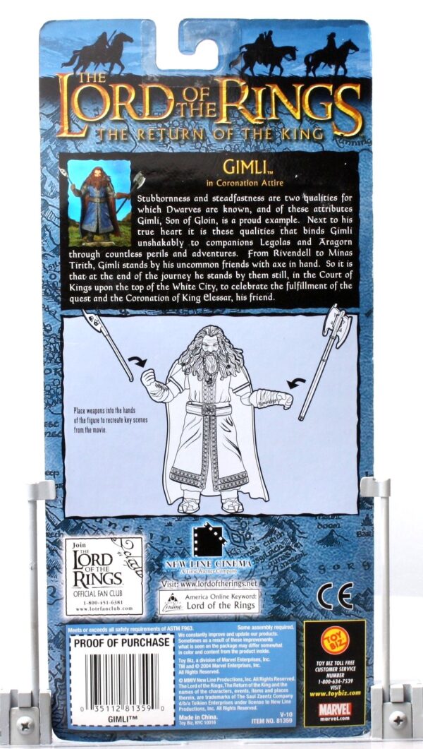Gimli Coronation (Blue Trilogy Card)-1