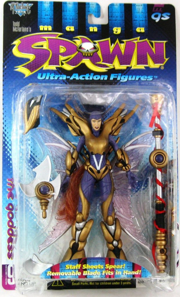 1997 The Goddess (purple and white) (with Face Revealed-No-Kanji on shoulders) Variant-1aaa