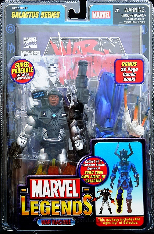 War Machine Marvel Legends Action Figure NEW Galactus Series Toy Biz 2004 BAF 6" 