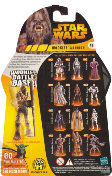 43-Wookiee Warrior-43 Dark Brown Fur (Variantl)-aa 43-Wookiee Warrior-43 Dark Brown Fur (Variantl)-aa