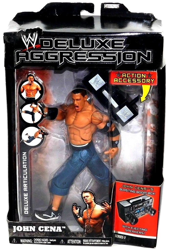John Cena "Blasting Boom Box!” (WWE Deluxe Aggression 7″ Action Figure