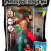 Rey Mysterio -"Revised Inner Packaging-Error!!” (WWE Deluxe Aggression 7″ Action Figure) Series-1B “Rare-Vintage” (2005)