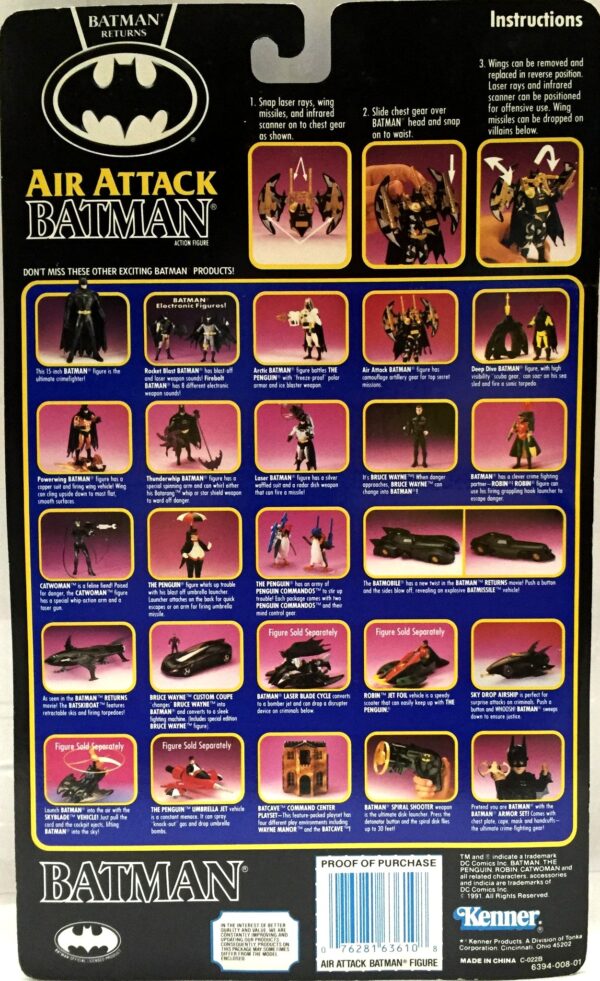 Air Attack BATMAN RETURNS Kenner-2