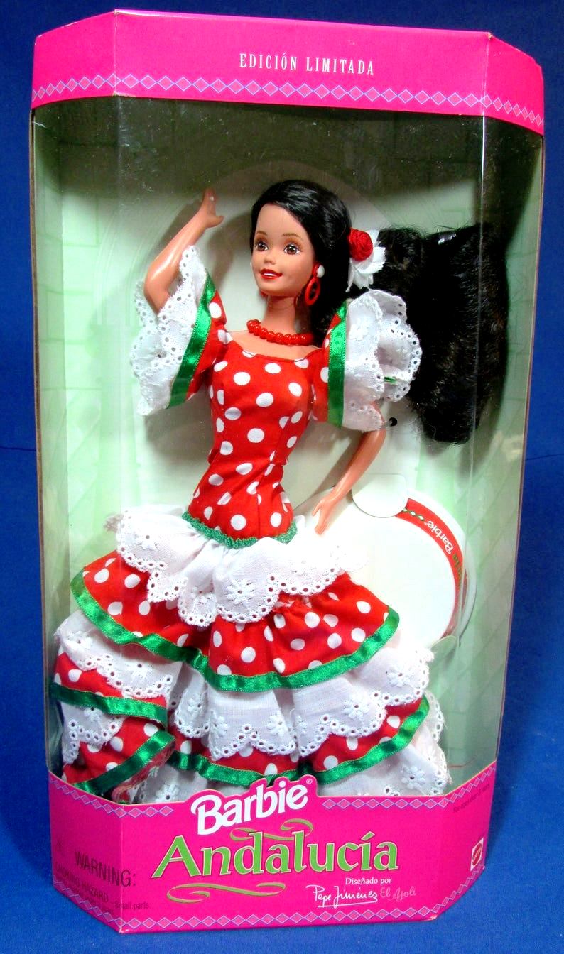 Andalucia Barbie Doll (Limited Edition-World Culture) Collection 
