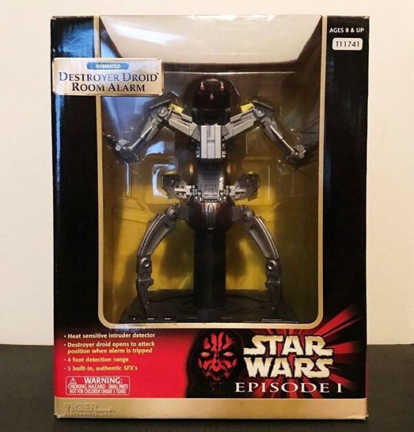 Animated Destroyer Droid Room Alarm