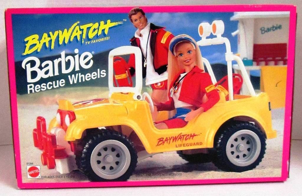 Baywatch Barbie Patrol Vehicle") “Rare-Vintage” (1994) » Now And Then Collectibles