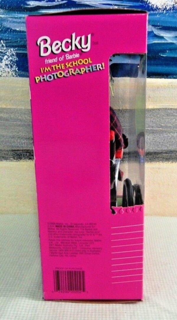 Becky School Photographer “In Wheelchair” (Mattel “Toys R Us Exclusive” Special Edition) “Rare-Vintage” (1998)