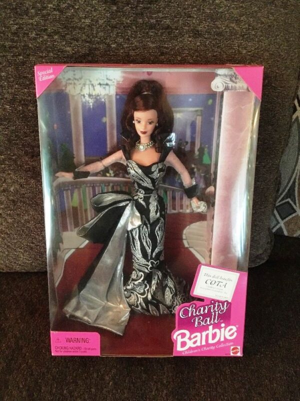 Charity Ball Barbie-01 Charity Ball Barbie “Brunette” (Children's Charity Collection “Exclusive Toys R Us” Special Edition) “Rare-Vintage” (1997)