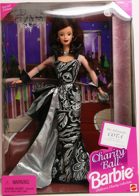 Charity Ball Barbie-1 Charity Ball Barbie “Brunette” (Children's Charity Collection “Exclusive Toys R Us” Special Edition) “Rare-Vintage” (1997)
