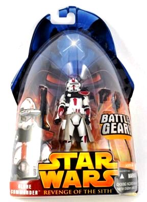 Clone Commander In Battle Gear Action Figure for sale online Hasbro Star Wars Episode III 