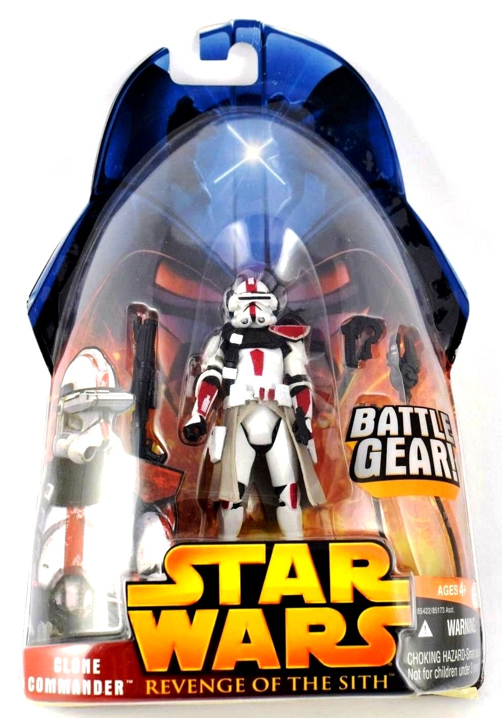 Hasbro Star Wars Episode III Clone Commander In Battle Gear Action Figure for sale online 