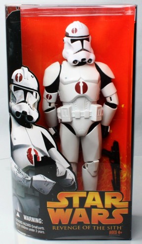 STAR WARS EP III ROTS HEROES & VILLAINS COLLECTION 5 OF 12 CLONE TROOPER 2006 