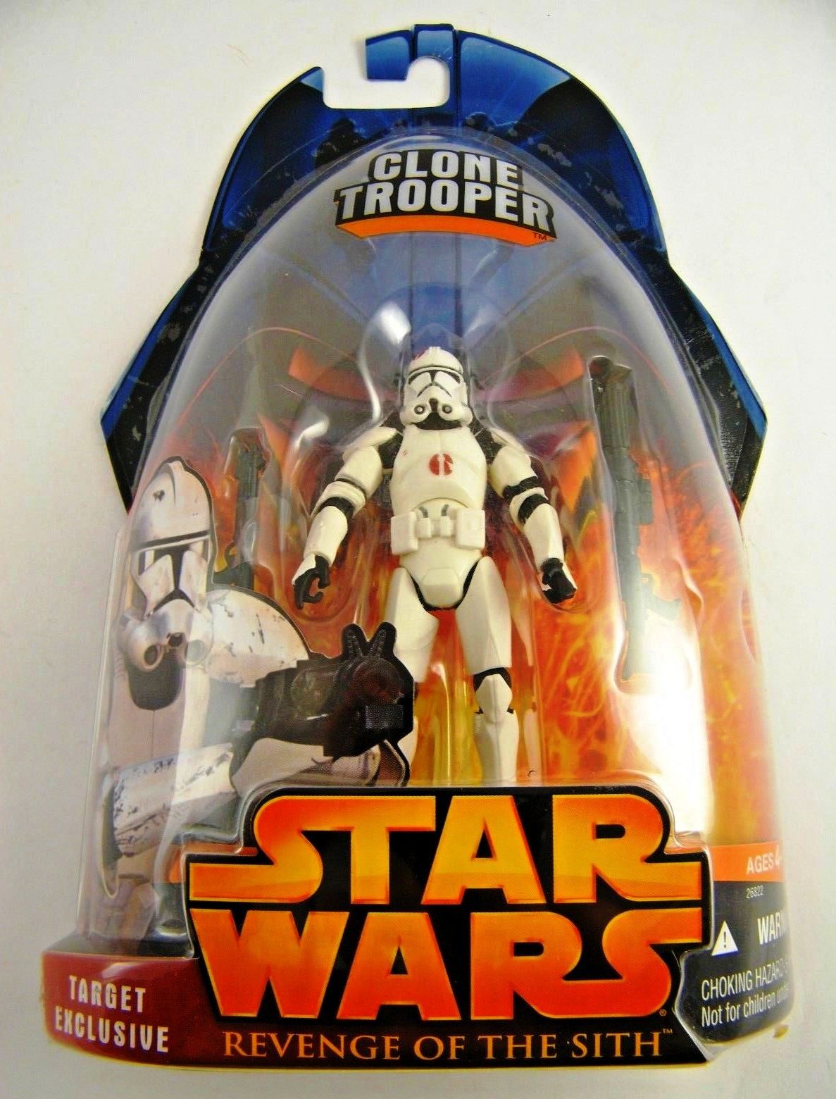 Clone Trooper - w/Neyo Logo! “(Target Exclusive)!” (Star Wars “Revenge ...