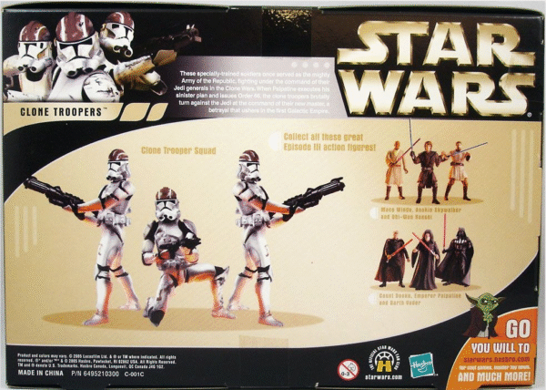 Clone Troopers (Commemorative DVD 3-pk Brown)-01b Clone Troopers (Commemorative DVD 3-pk Brown)-01b