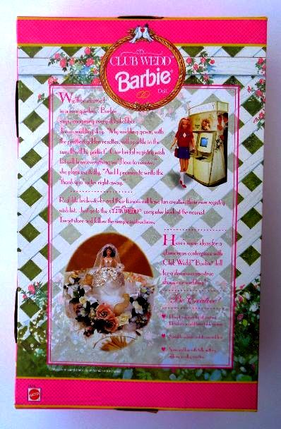 Club Wedd Barbie (Target "Brunette" Special Edition) "Rare-Vintage" (1997)