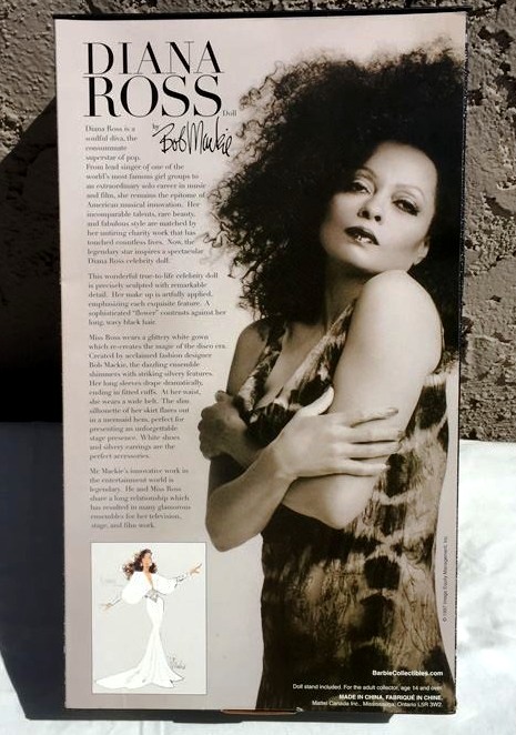 Diana Ross “by Bob Mackie” Limited Edition-Doll (Mattel/Barbie Collectibles "By Bob Mackie") “Rare-Vintage” (2003)