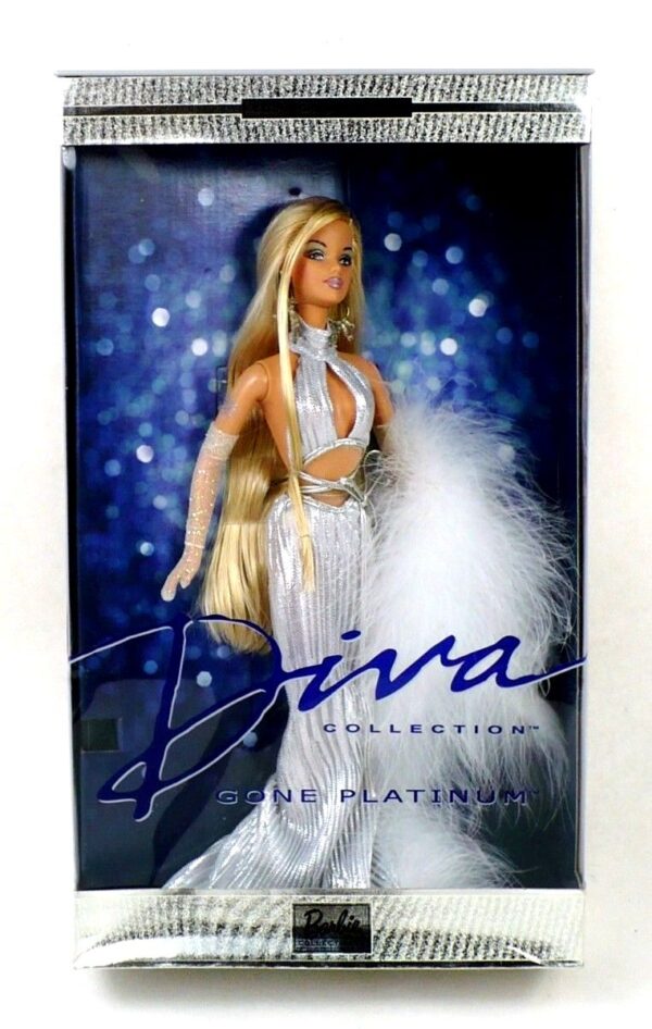 Diva Collection Gone Platinum -1b Diva "Gone Platinum" Barbie-#1 (Diva Collection “Blonde” Collector Edition) "Rare-Vintage" (2001)