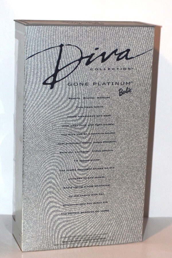 Diva Collection Gone Platinum -F Diva "Gone Platinum" Barbie-#1 (Diva Collection “Blonde” Collector Edition) "Rare-Vintage" (2001)