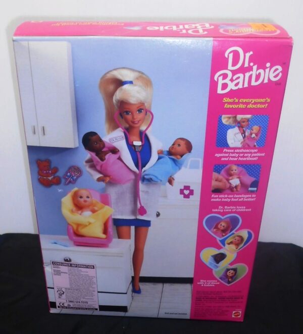Dr Barbie “With Three Babies” (The Career Collection “Toys R Us Exclusive” Special Edition) “Rare-Vintage” (1995)