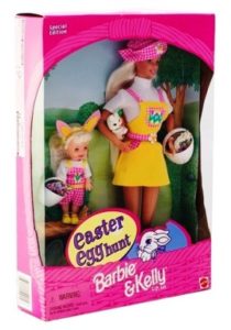 easter egg hunt barbie and kelly