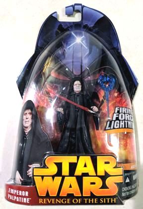 Hasbro Star Wars Revenge of the Sith Emperor Palpatine Firing Force Lightning Action Figure for sale online