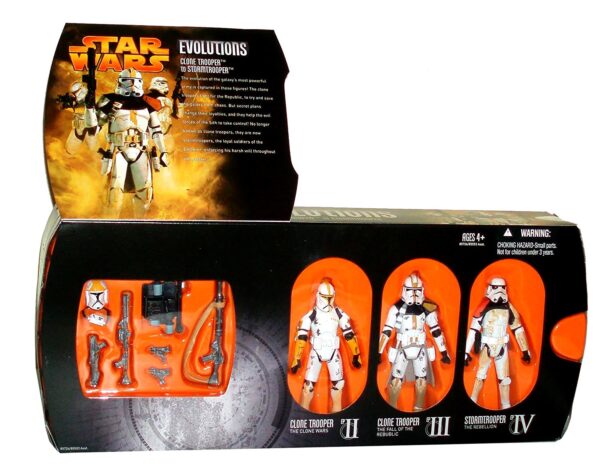 Evolutions (Clone Trooper to Stormtrooper 3-Pk) Yellow-0 Evolutions (Clone Trooper to Stormtrooper 3-Pk) Yellow-0